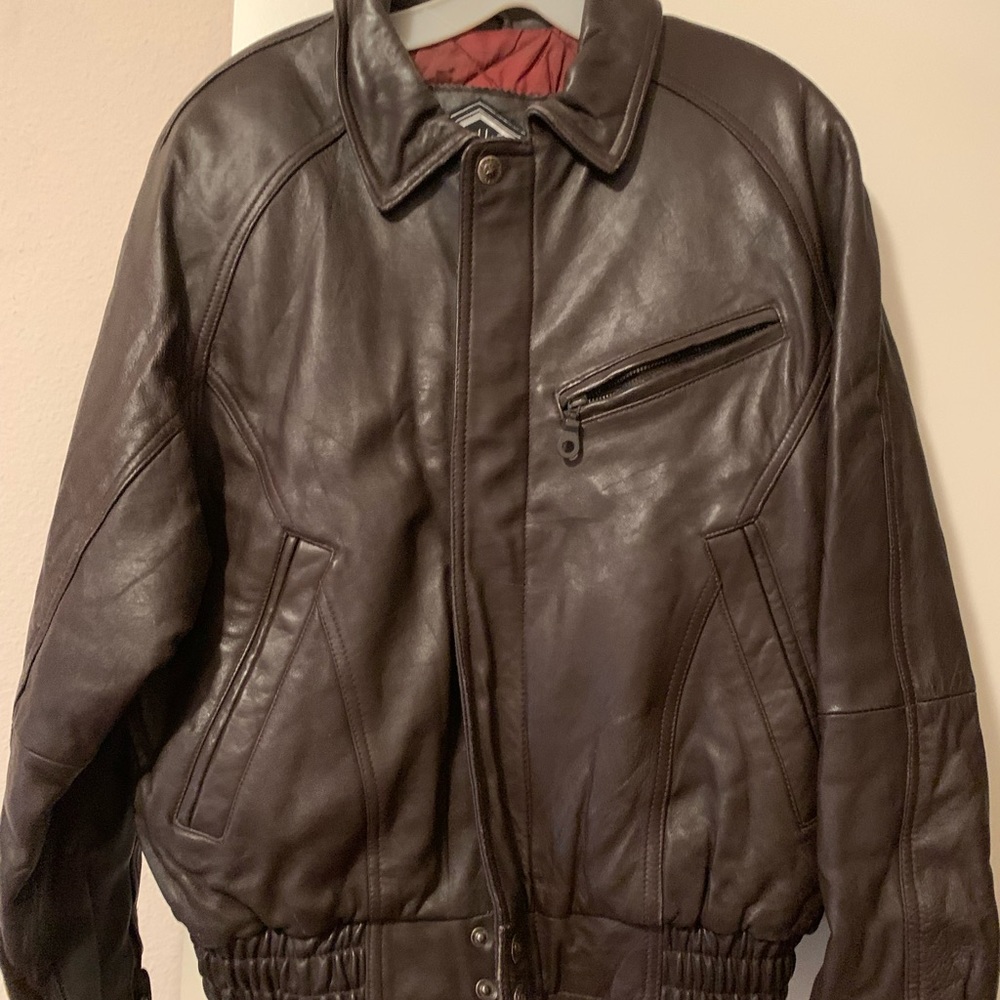 Leather jacket